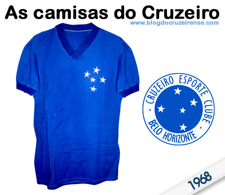 Camisas históricas do Cruzeiro - 1968