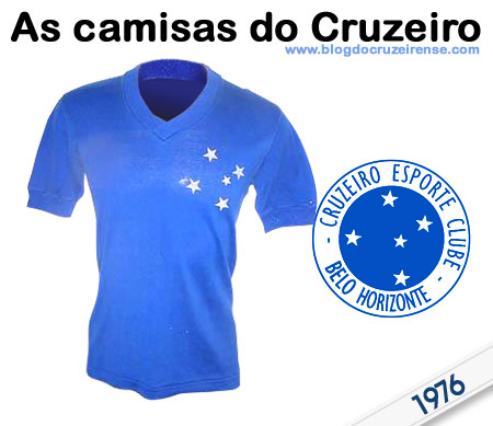 Camisas históricas do Cruzeiro - 1976