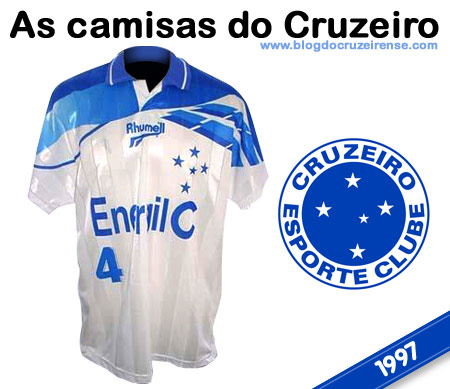 Camisas históricas do Cruzeiro - 1997 (unif. 04)