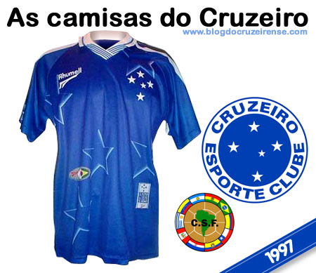 Camisas históricas do Cruzeiro - 1997 (mundial)