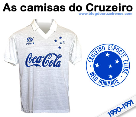 Camisas históricas do Cruzeiro - 1990-1991 (unif. 02)