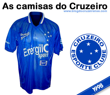 Camisas históricas do Cruzeiro - 1998