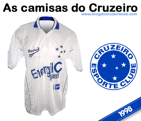 Camisas históricas do Cruzeiro - 1998 (unif. 02)