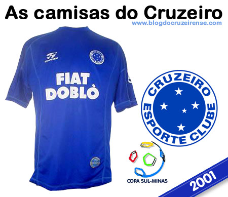 Camisas históricas do Cruzeiro - 2001 (Sul-Minas)