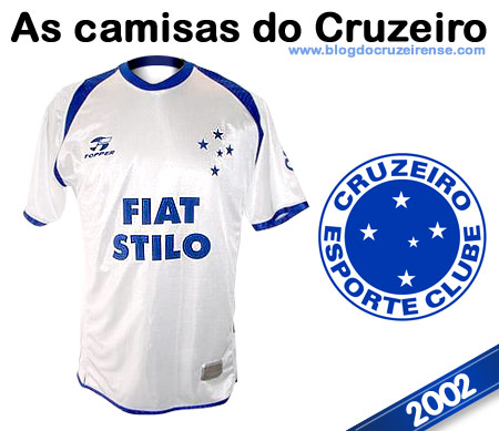 Camisas históricas do Cruzeiro - 2002