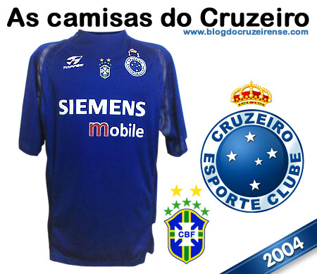 Camisas históricas do Cruzeiro - 2004
