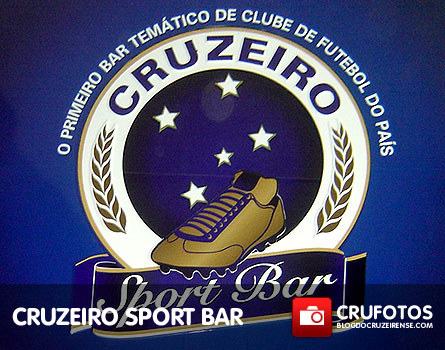 O BC na inauguração do Cruzeiro Sport Bar