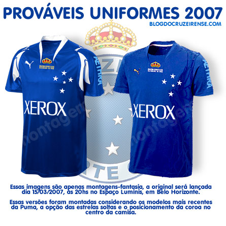 Prováveis Uniformes do Cruzeiro em 2007